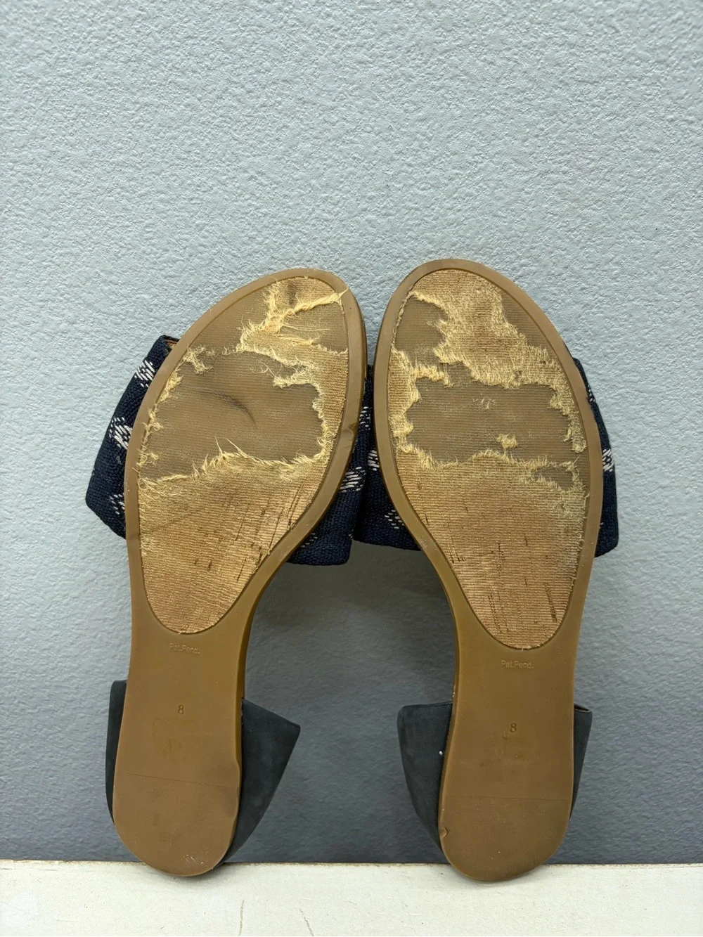 Madewell Blue Thea Sandals Size 8
